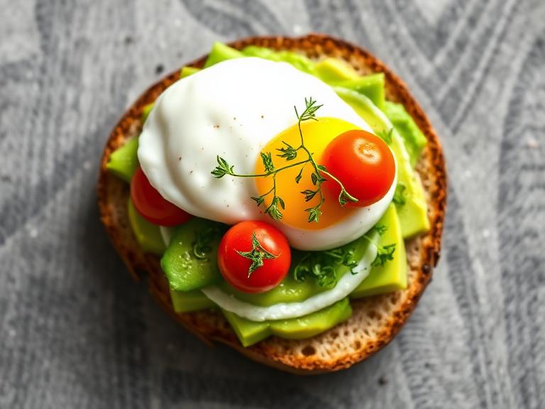 Avocado Toast with Poached Egg
