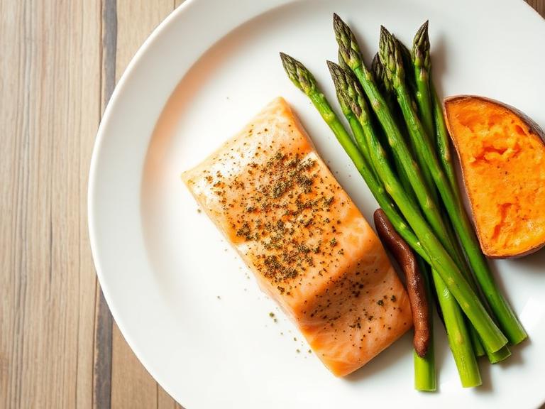 Baked Salmon & Asparagus